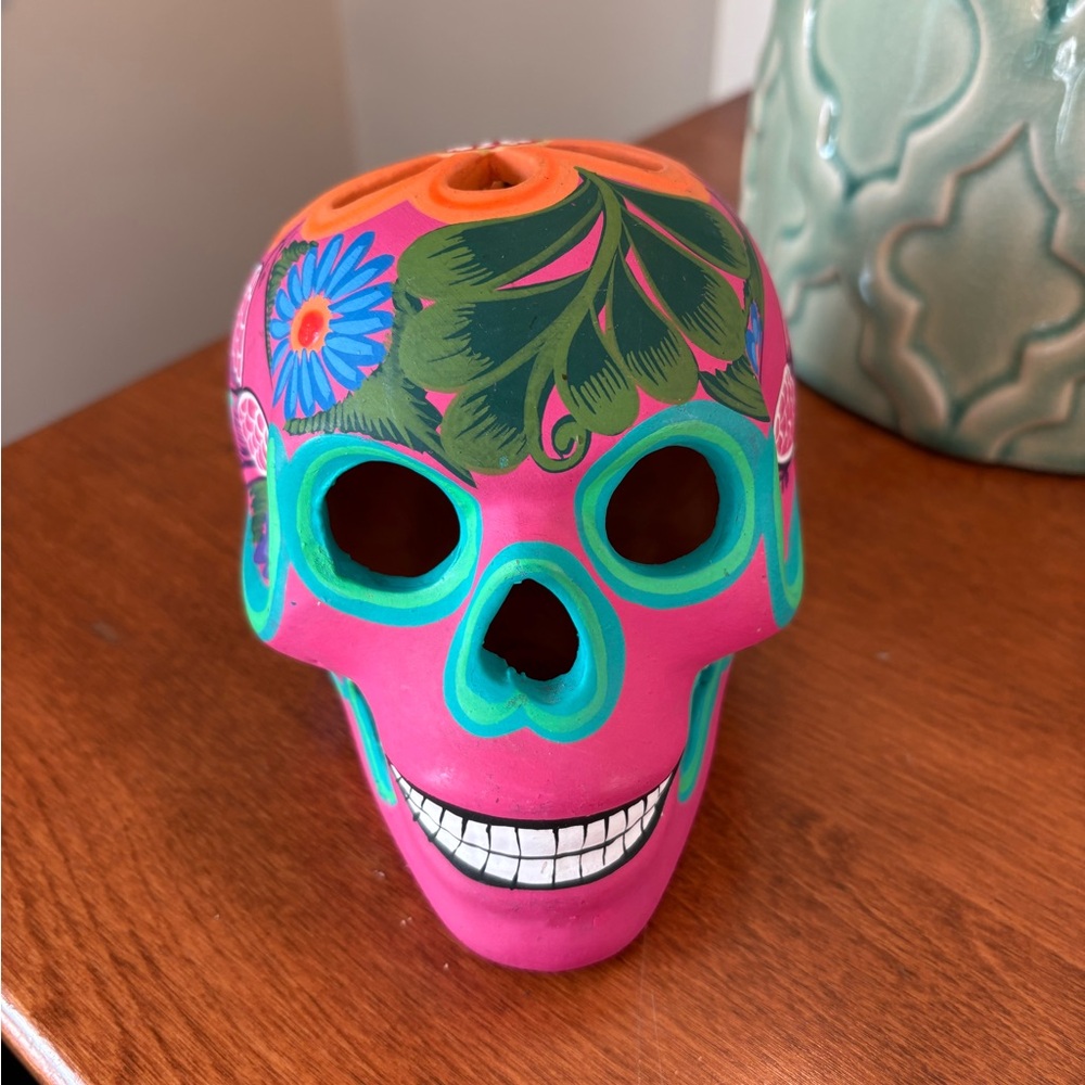 Day of the Dead Skull Luminary